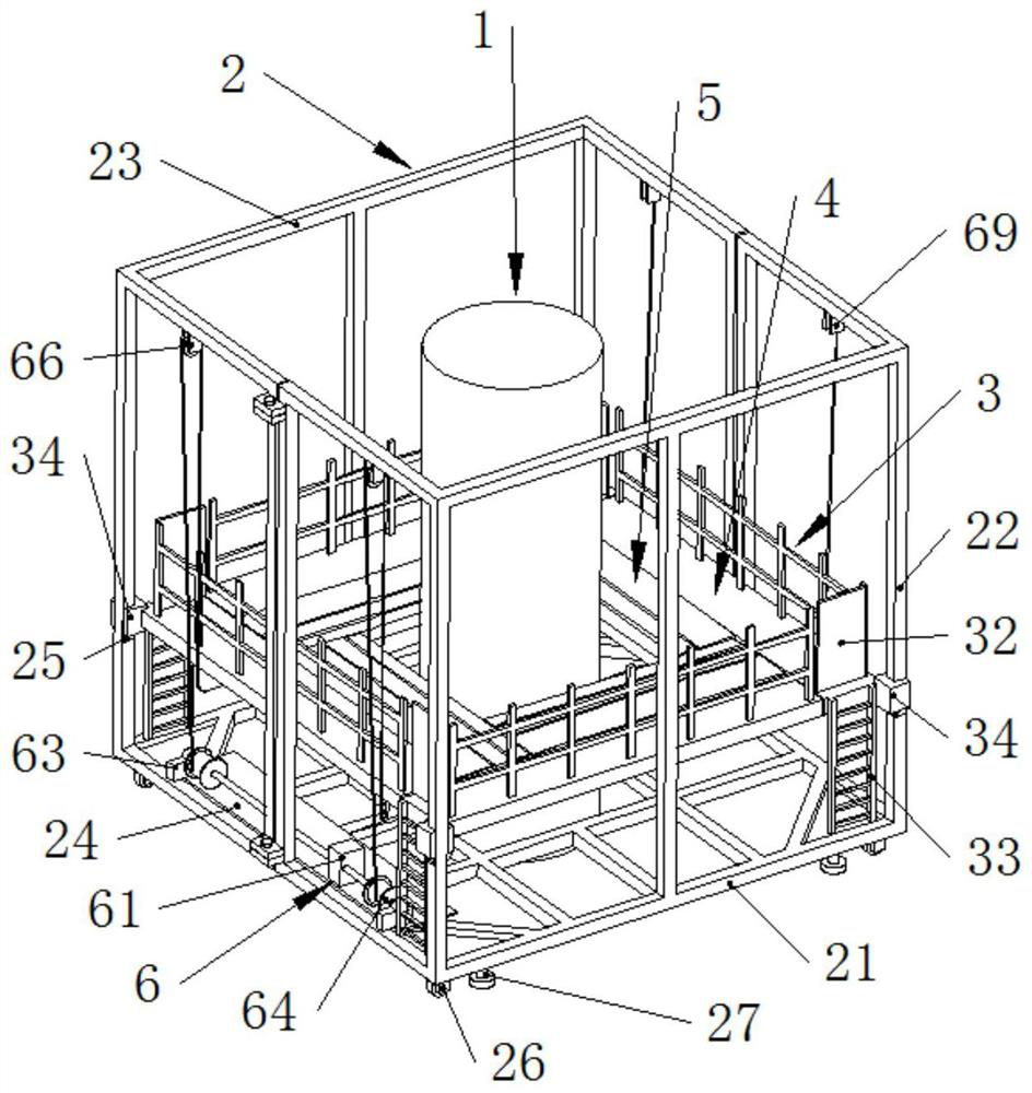 A maintenance platform based on magnetorheological fluid