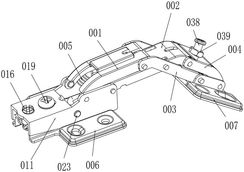 Multifunctional cabinet door hinge