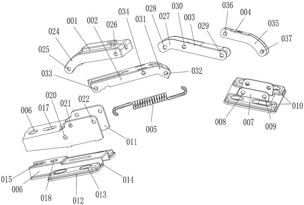 Multifunctional cabinet door hinge