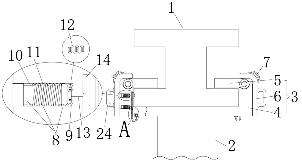 A steel structure building connector for building