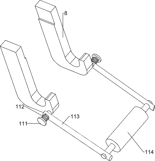 Decorative sheet paper pasting device