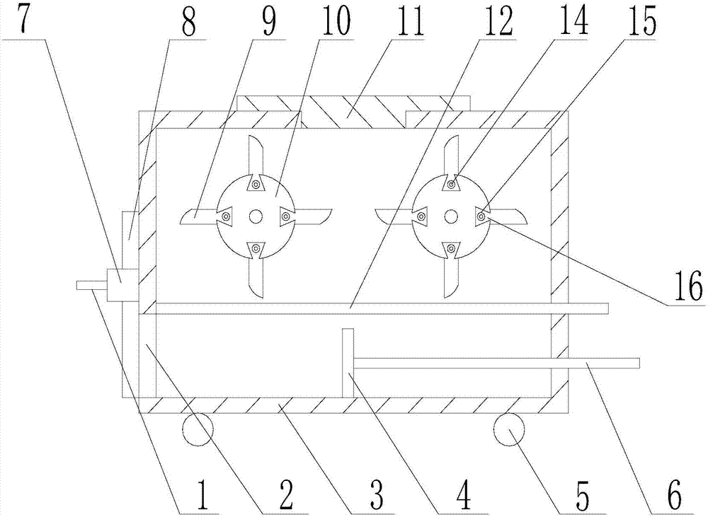 Recycling treatment device suitable for domestic garbage