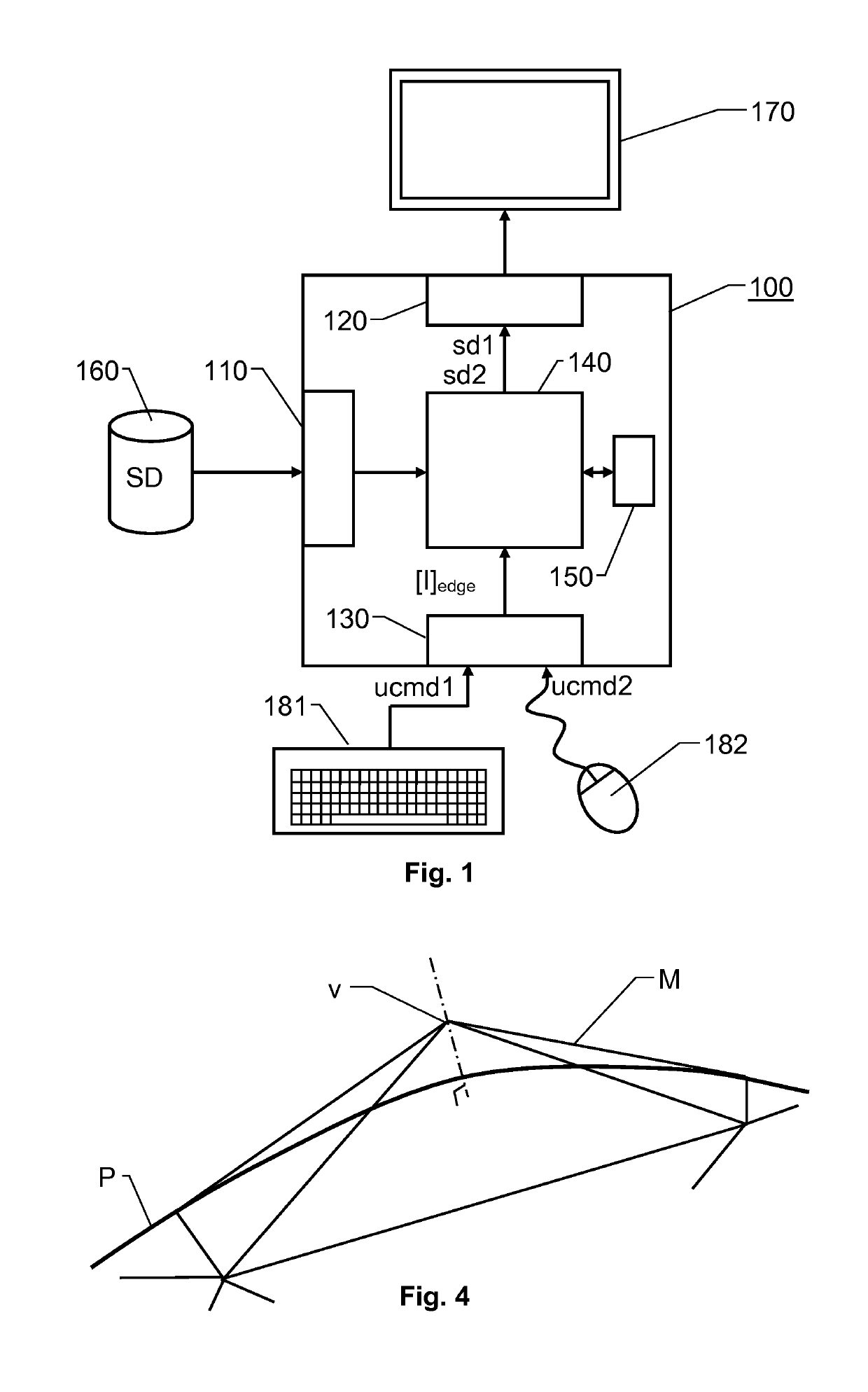 Image processing system and method for interactive contouring of three-dimensional medical data