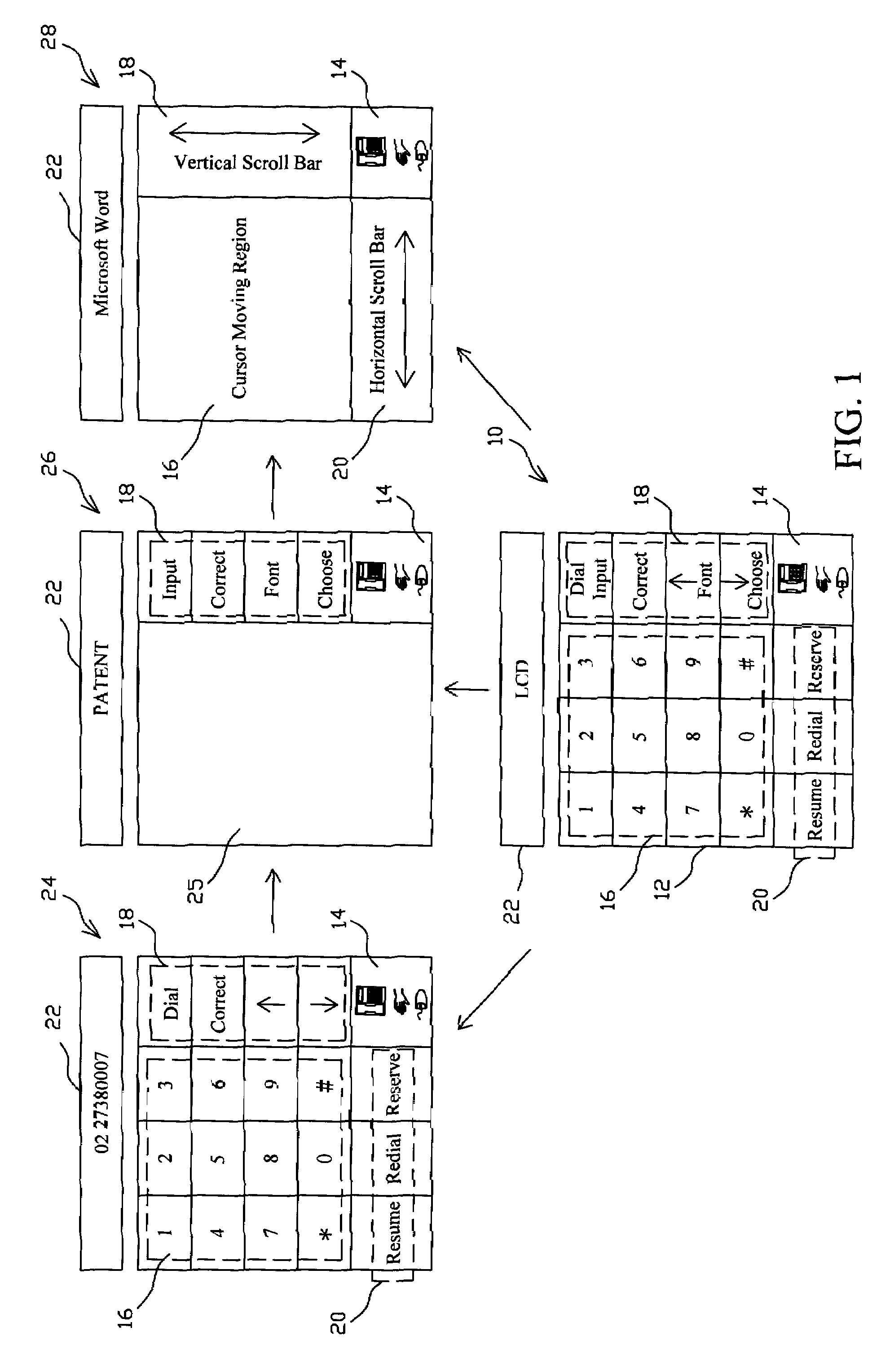 Capacitive touchpad integrated with key and handwriting functions