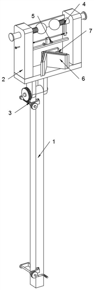 Retractable detection arm equipment for bridge detection