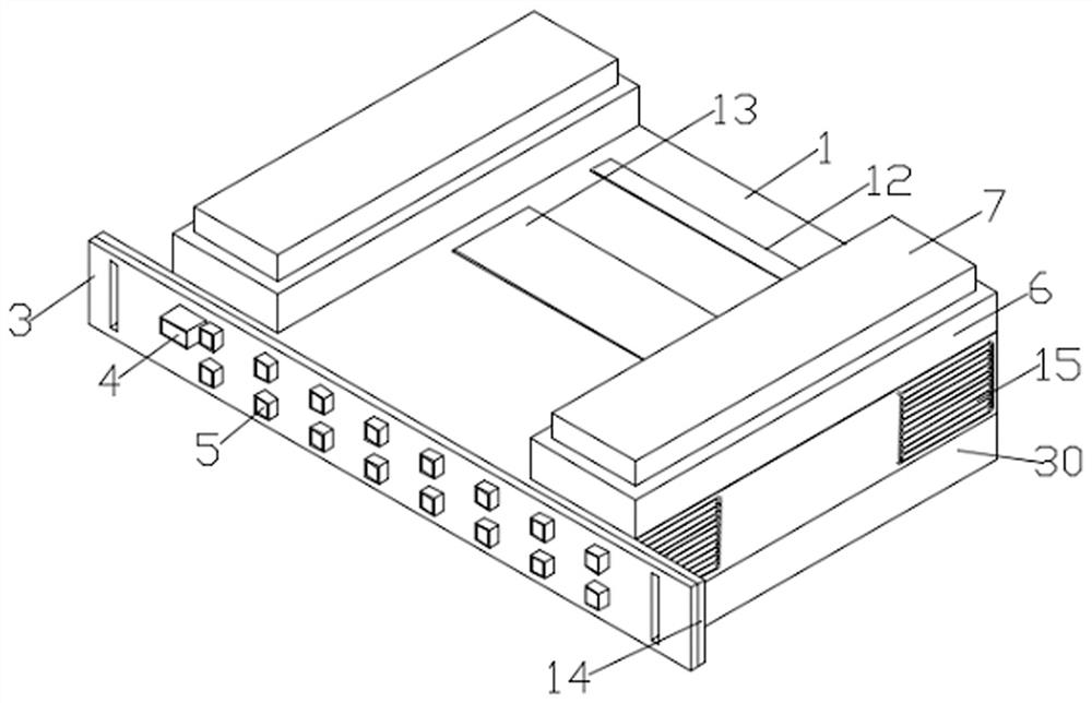 Optical cable terminal box based on data supervision and early warning