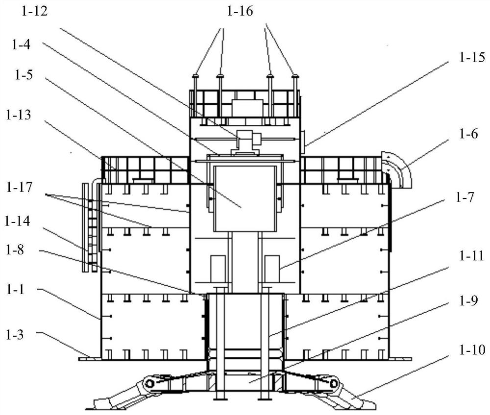 A single point mooring system for high-voltage transmission and transfer and its quick connection and release method