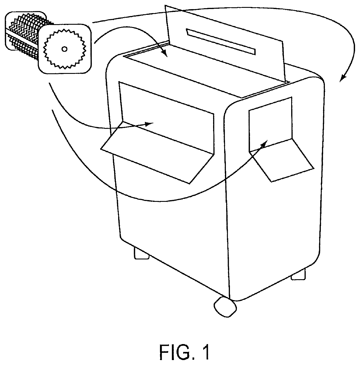 Interchangeable cartridge-based paper shredder system