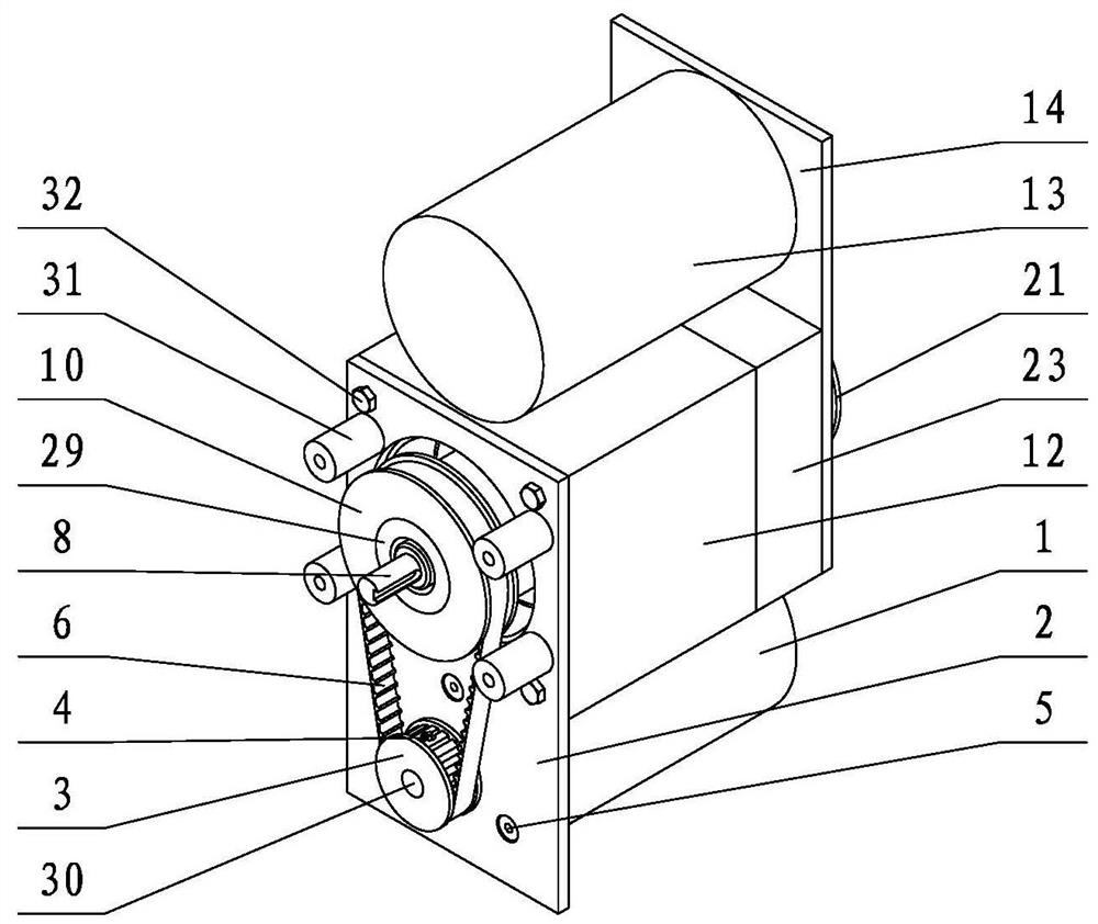 Economical milling machine bevel gear differential speed reducer