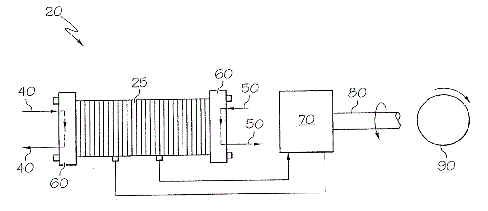 Slip stream for reliable anode to cathode flow in freeze conditions