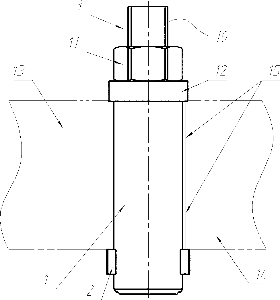 Hole connecting device