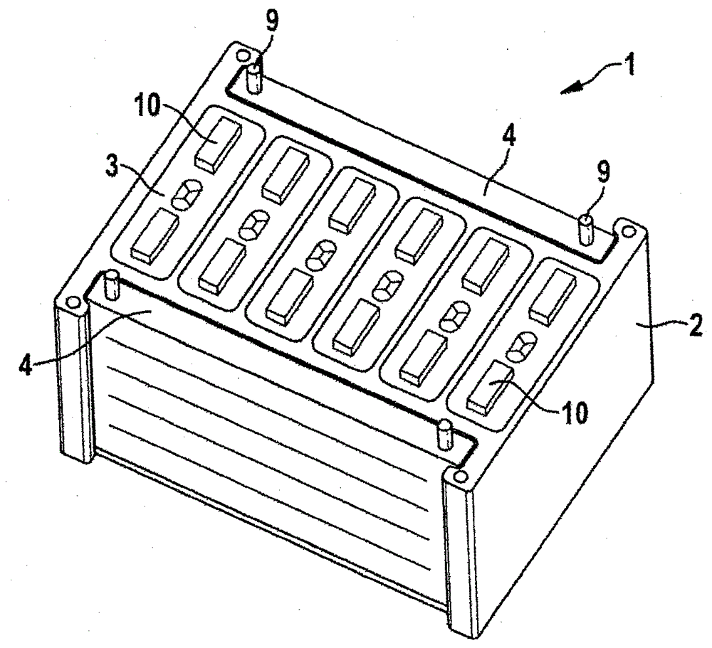 Battery module with liquid cooling member