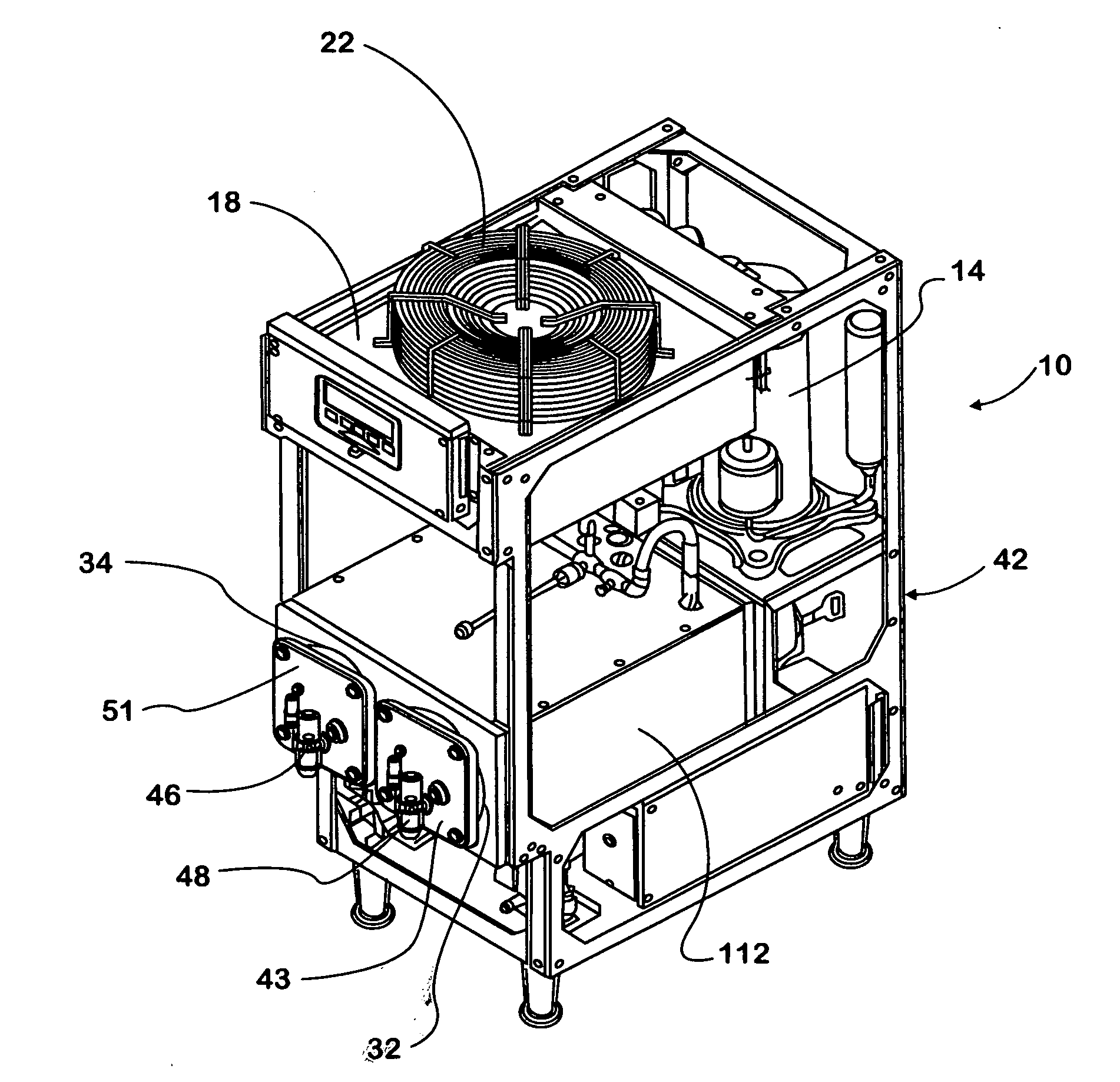 Auxiliary sub-cooler for refrigerated dispenser