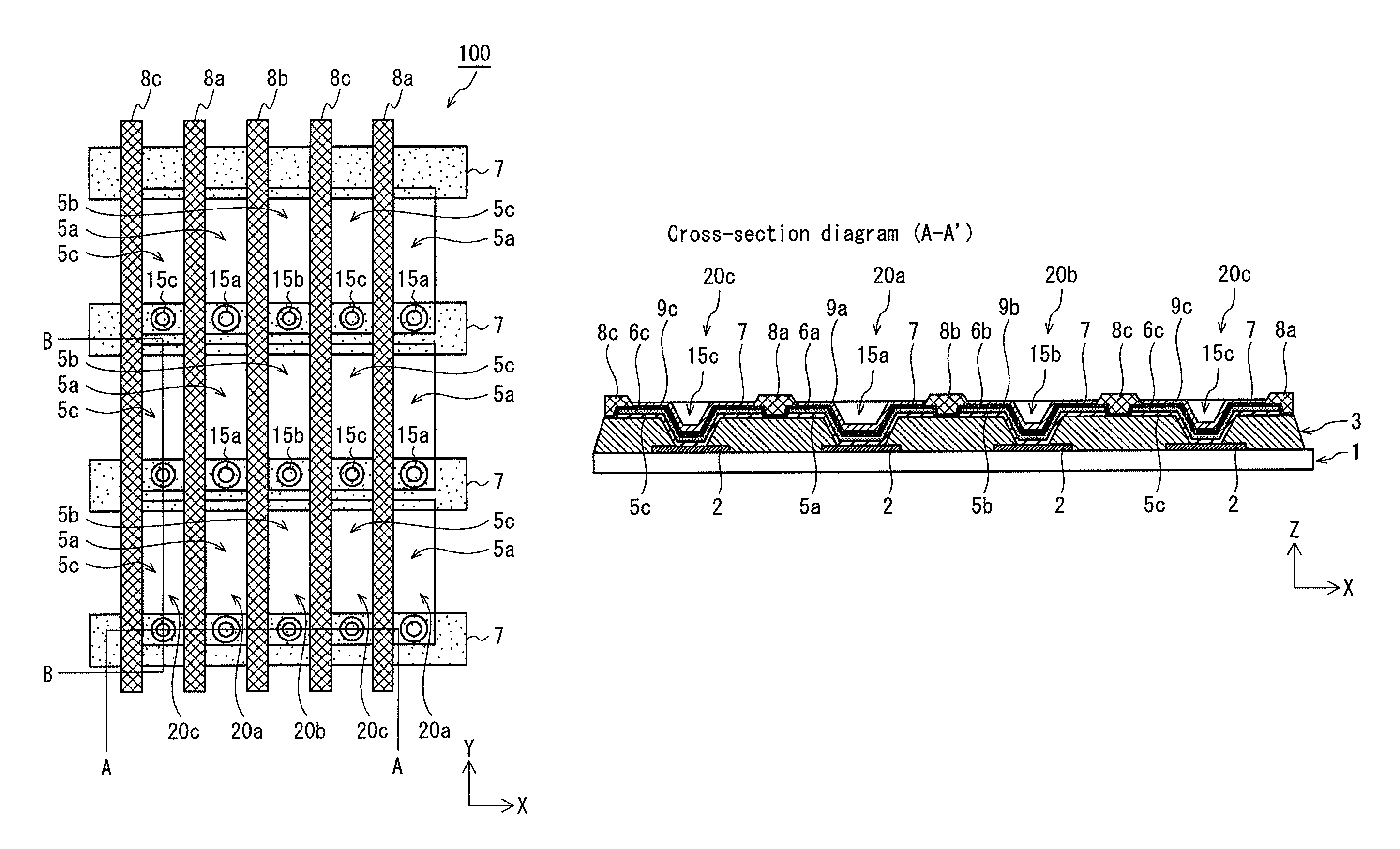 Organic el display panel and method of manufacturing the same