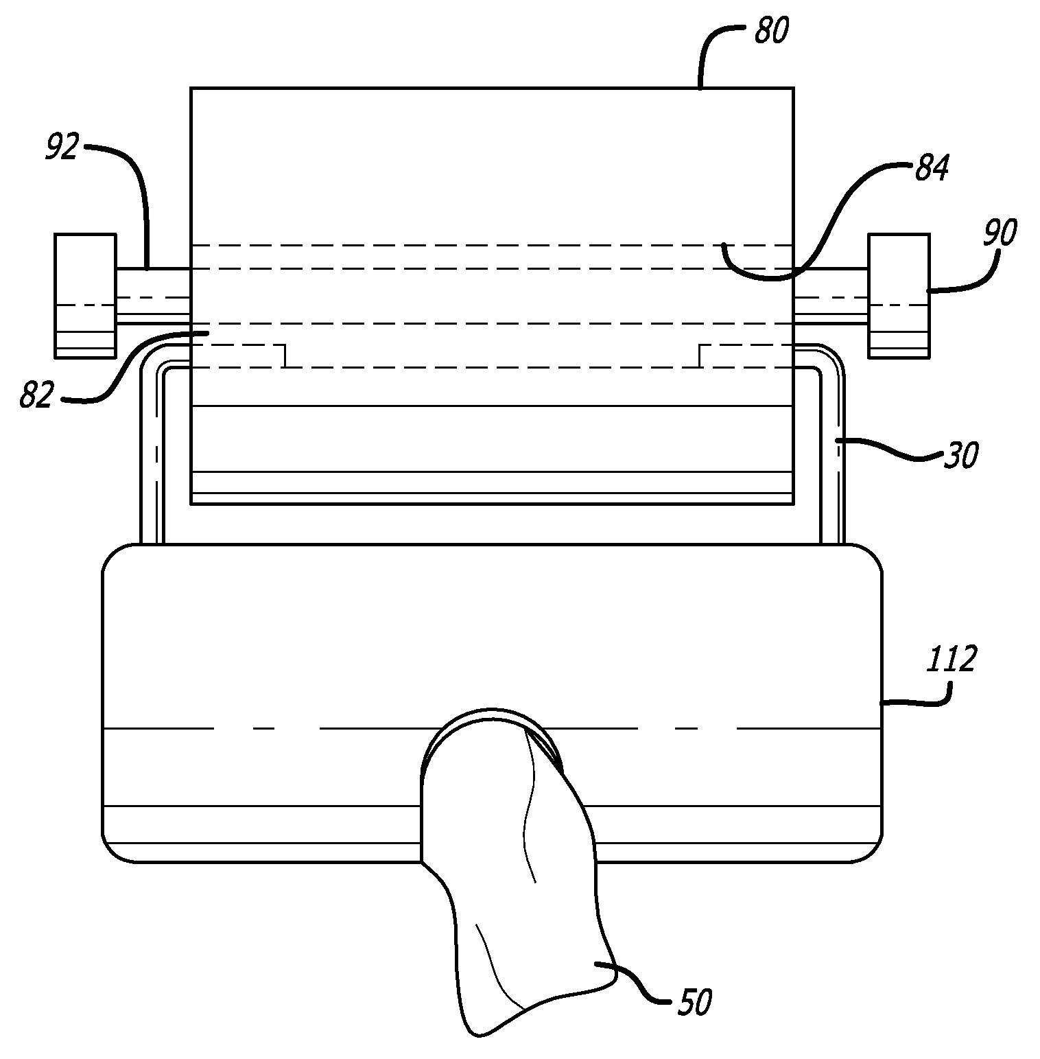 Sanitary wipe dispensing apparatus