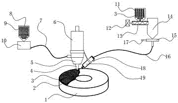 Additive manufacturing method for diamond tool