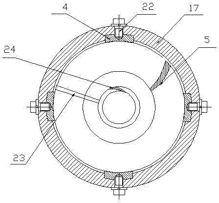 Rotary gas-solid heat exchange device utilizing waste slag heat and heat exchange method