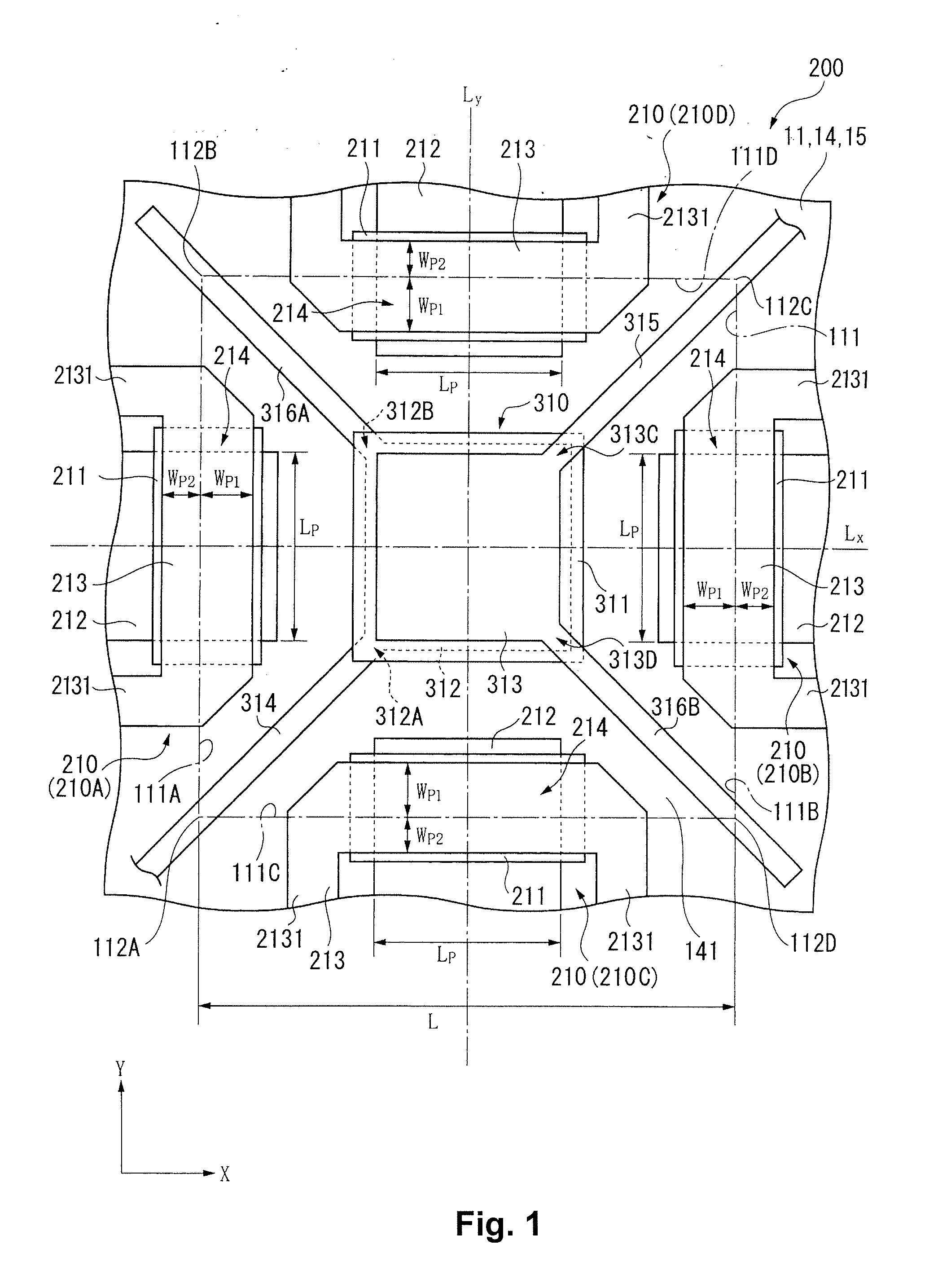 Stress sensing device, tactile sensor, and grasping apparatus