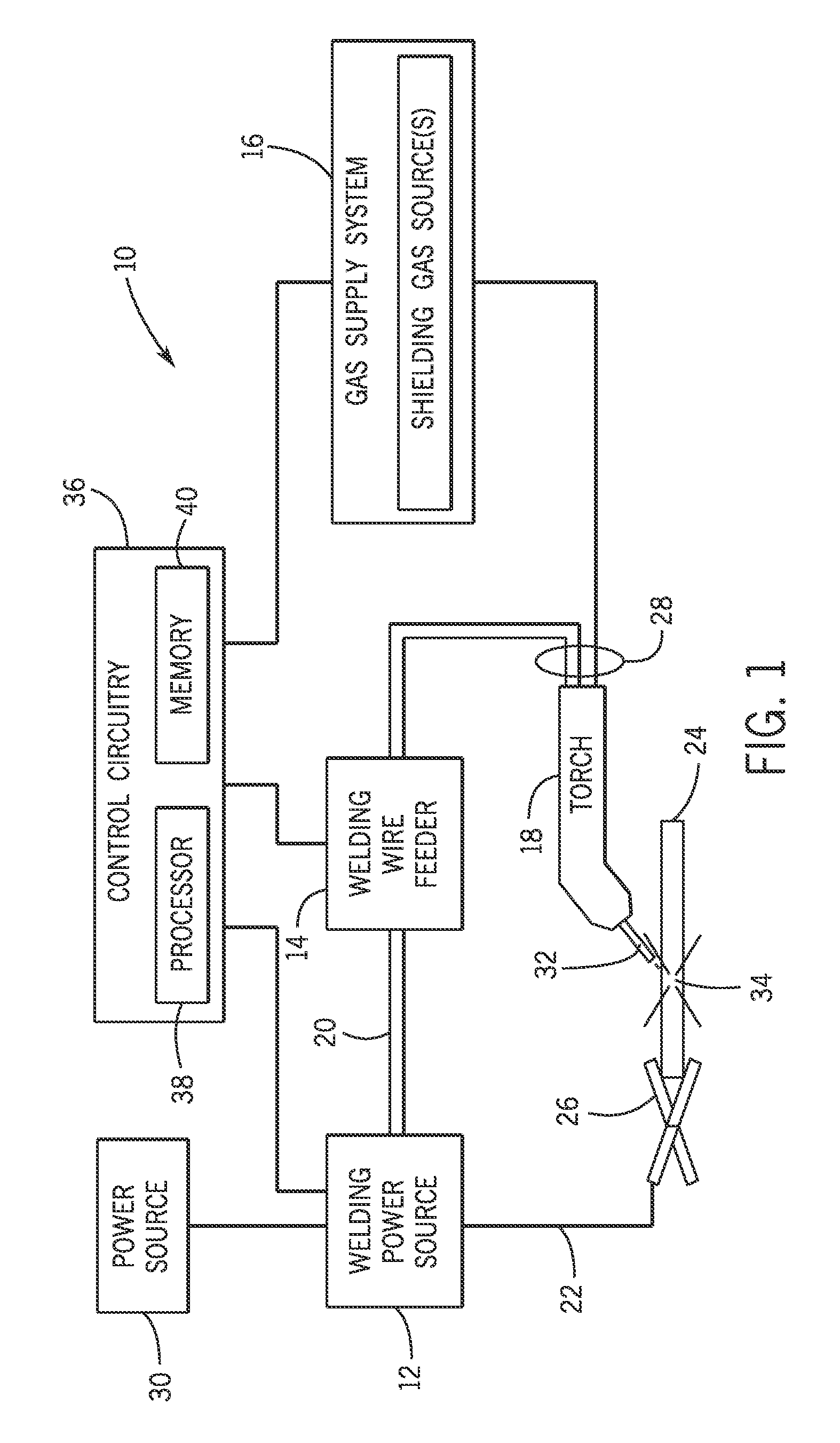 Electrode negative pulse welding system and method