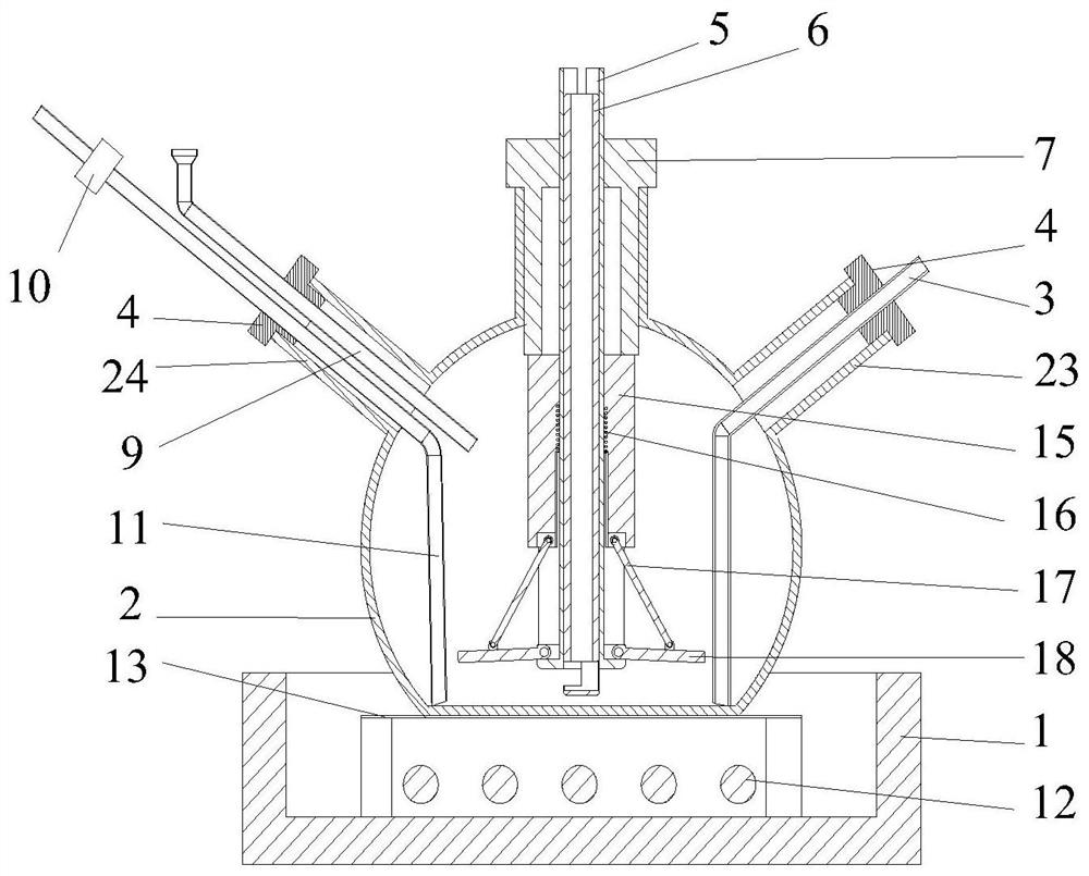 A kind of hydrodechlorination device and method for trichloroacetone