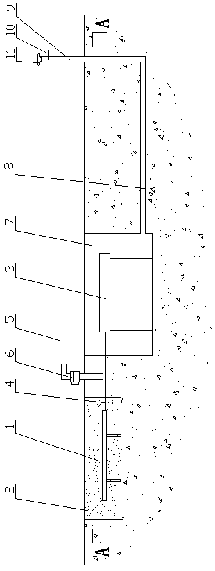 Excrement fermentation type heat gaining and heating device and application method