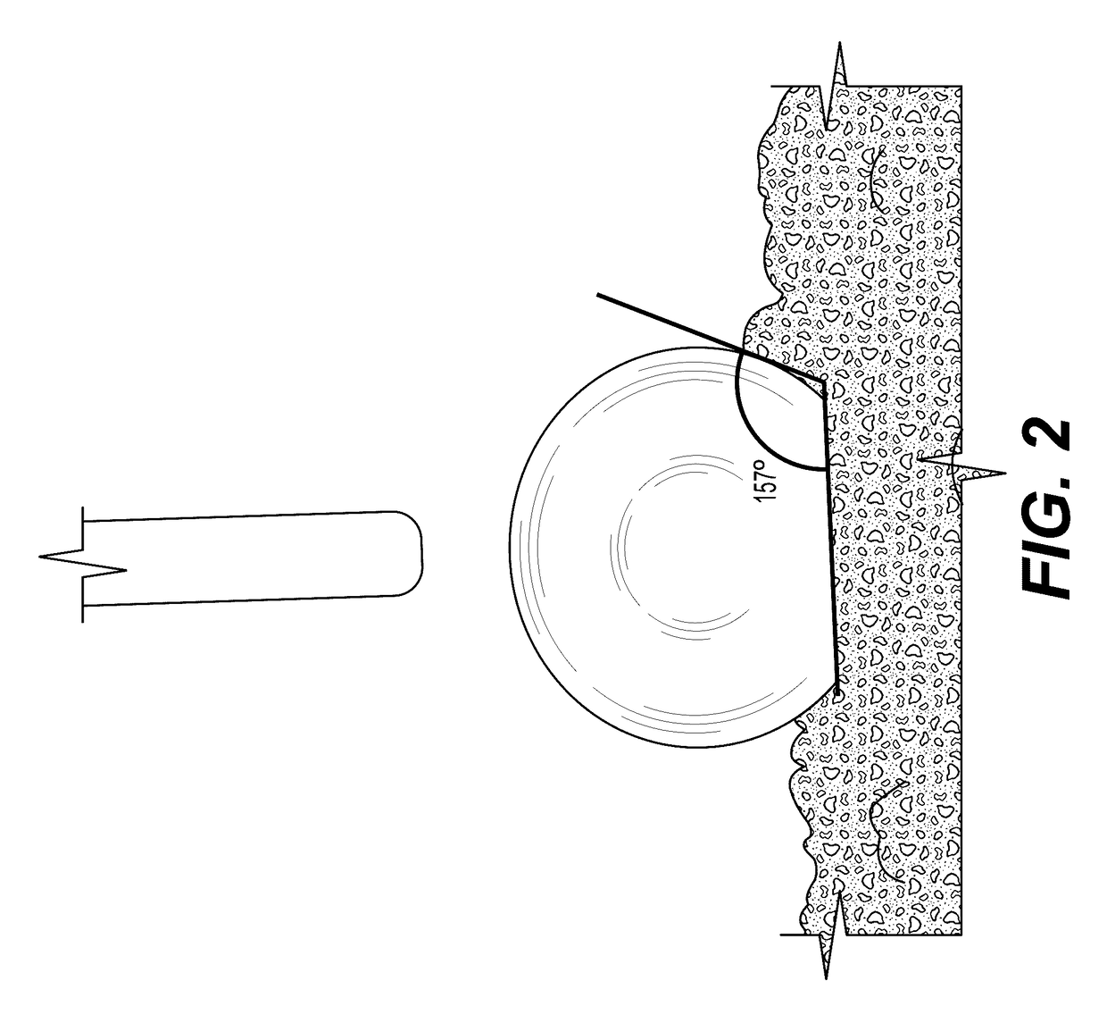 Crumb rubber coating with a hydrophobic surface