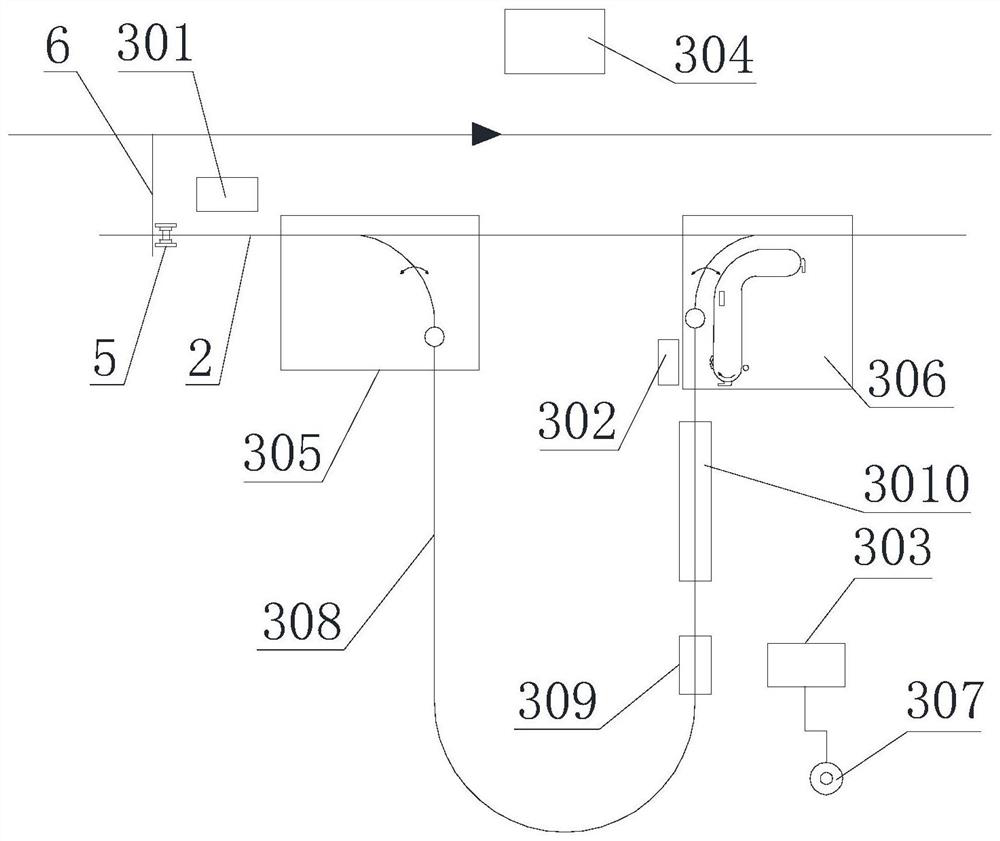 A hanging assembly line control method and system