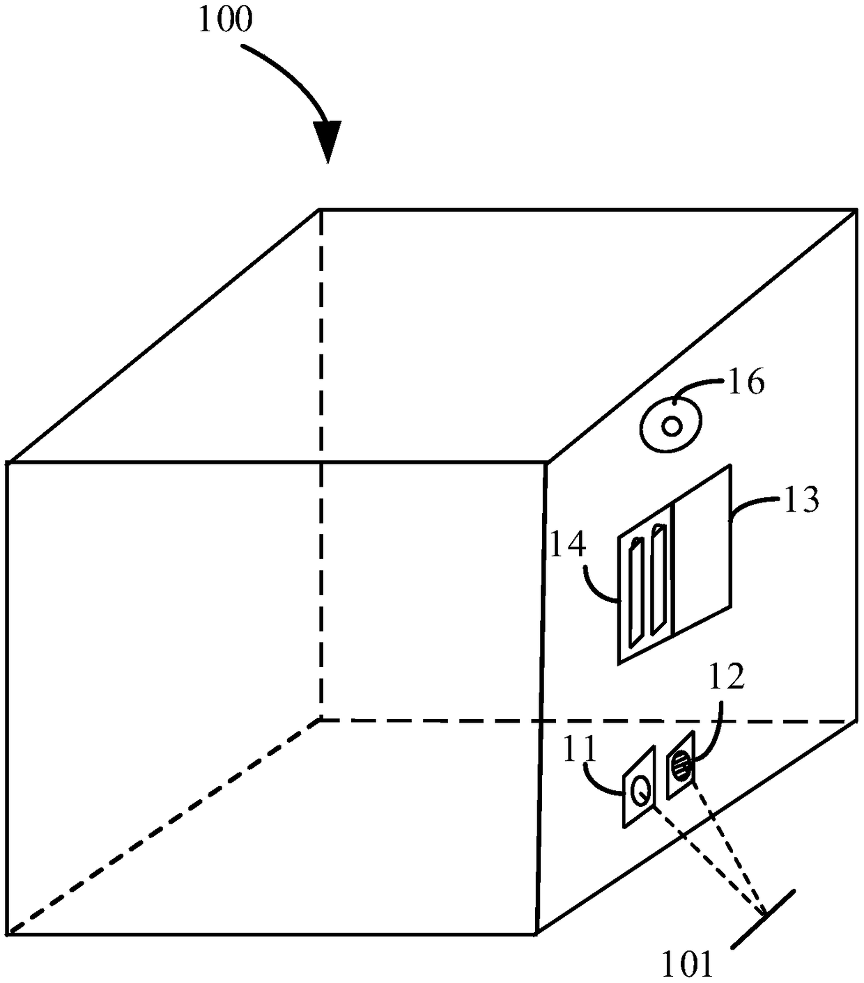 Logistics box and logistics box system