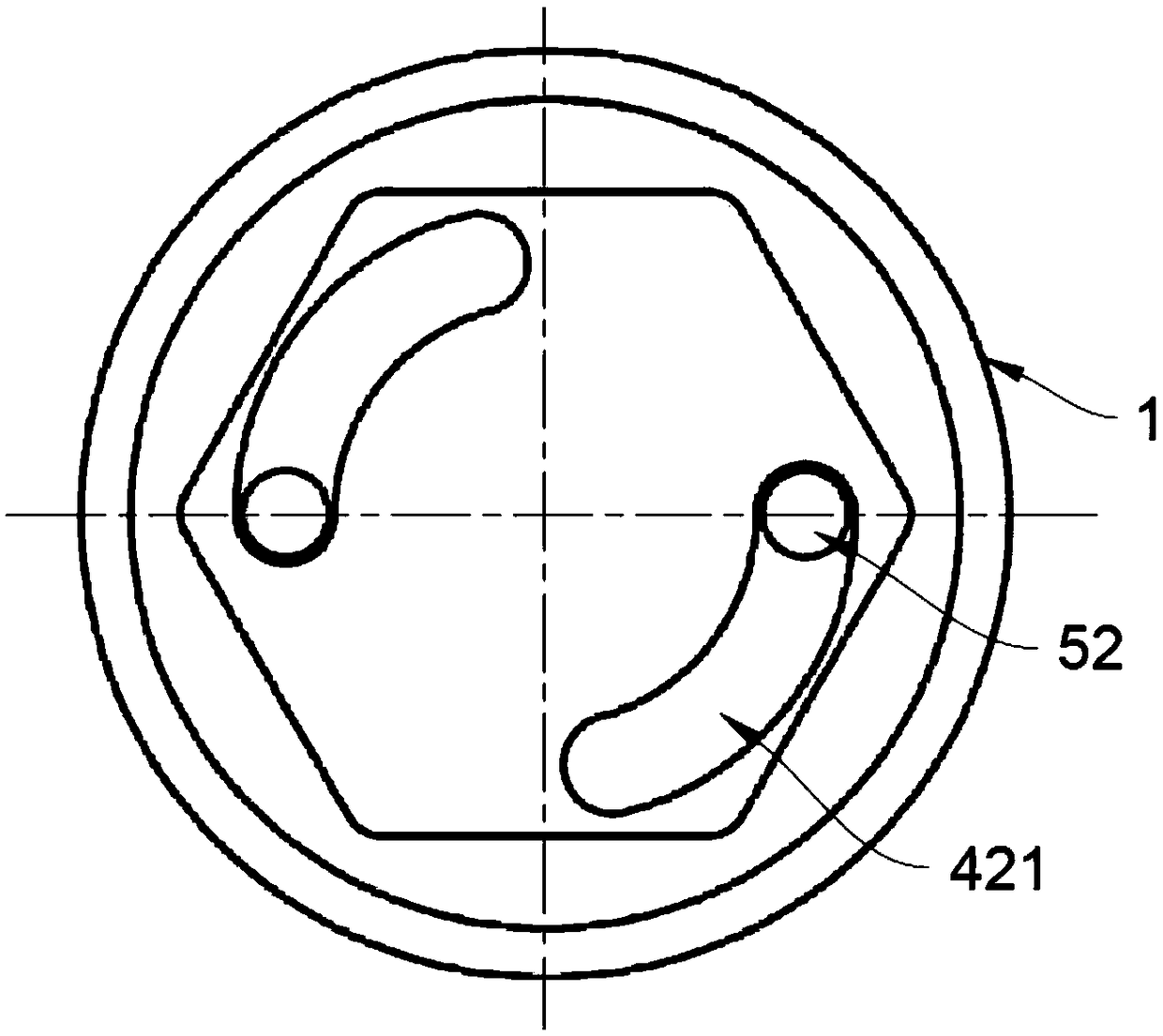 Separating nut