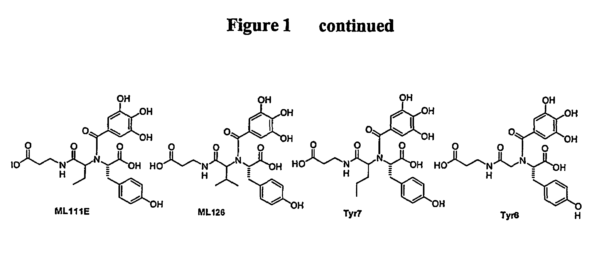 Polyhydroxy phenols and their use in binding p-selectin