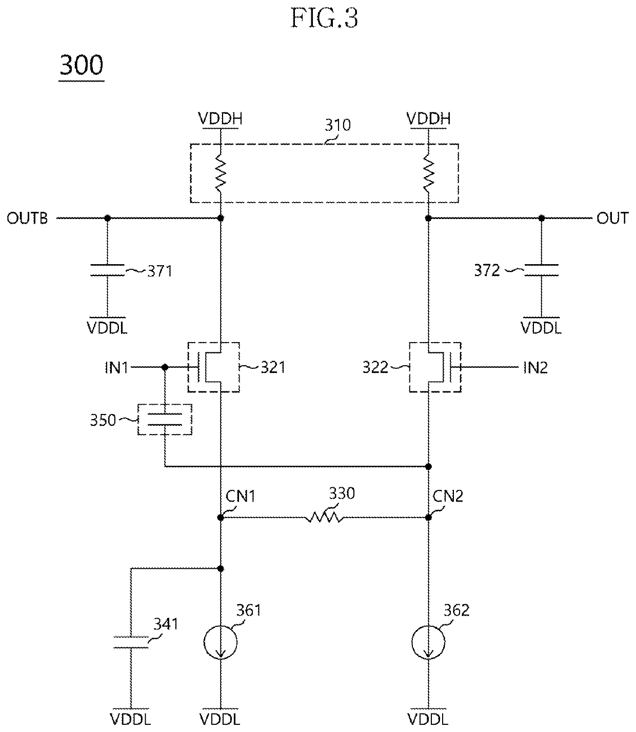 Amplification circuit, and receiving circuit, semiconductor apparatus and semiconductor system using the amplification circuit