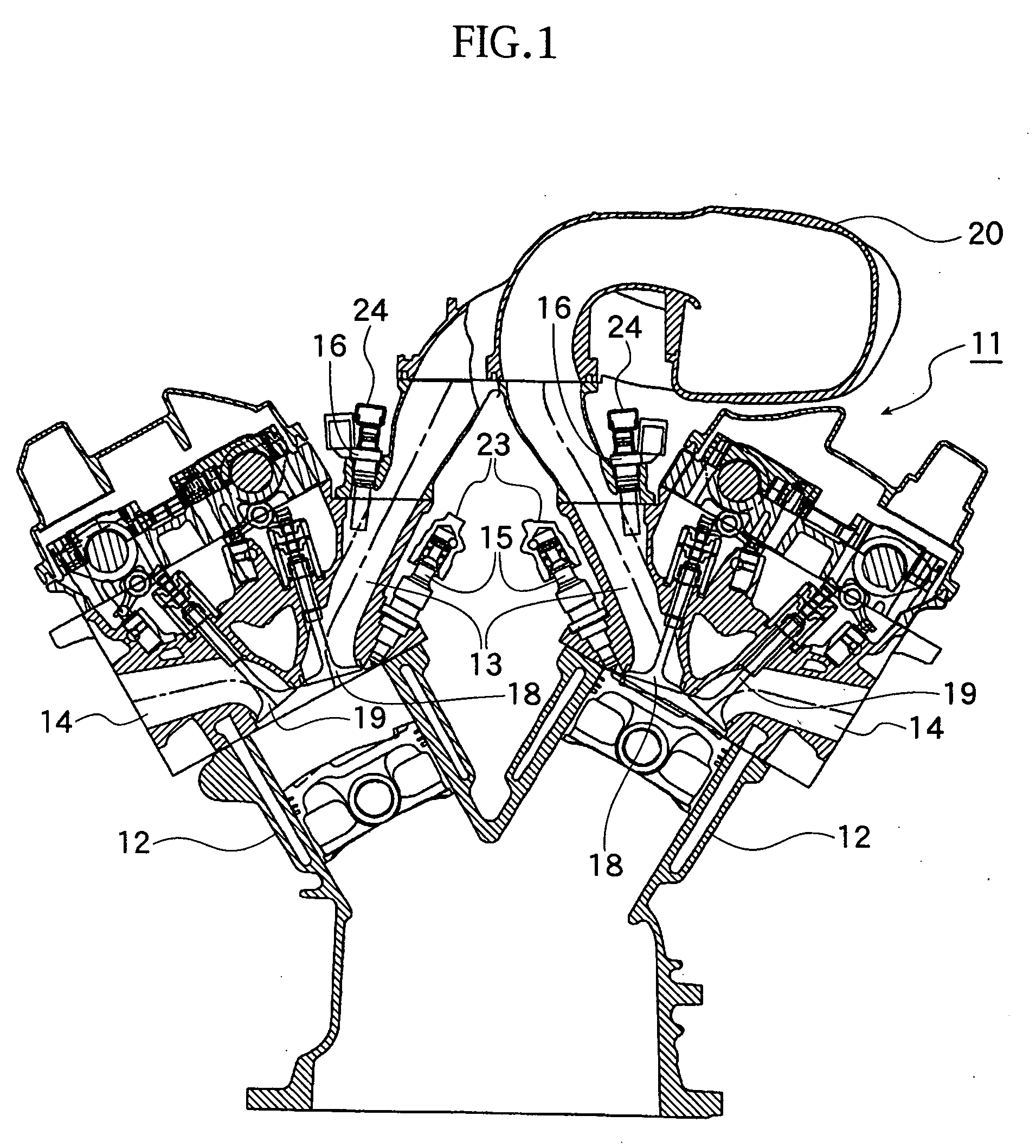 Internal combustion engine provided with double system of fuel injection