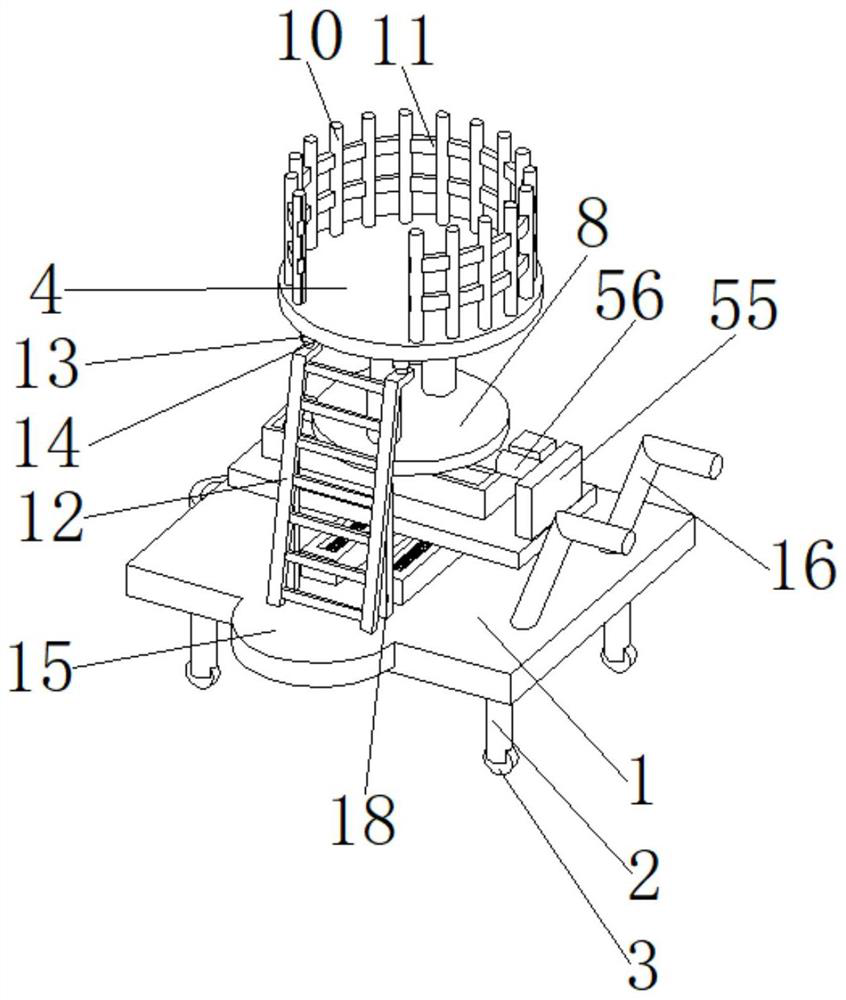 Multidirectional operation platform for electric power overhaul