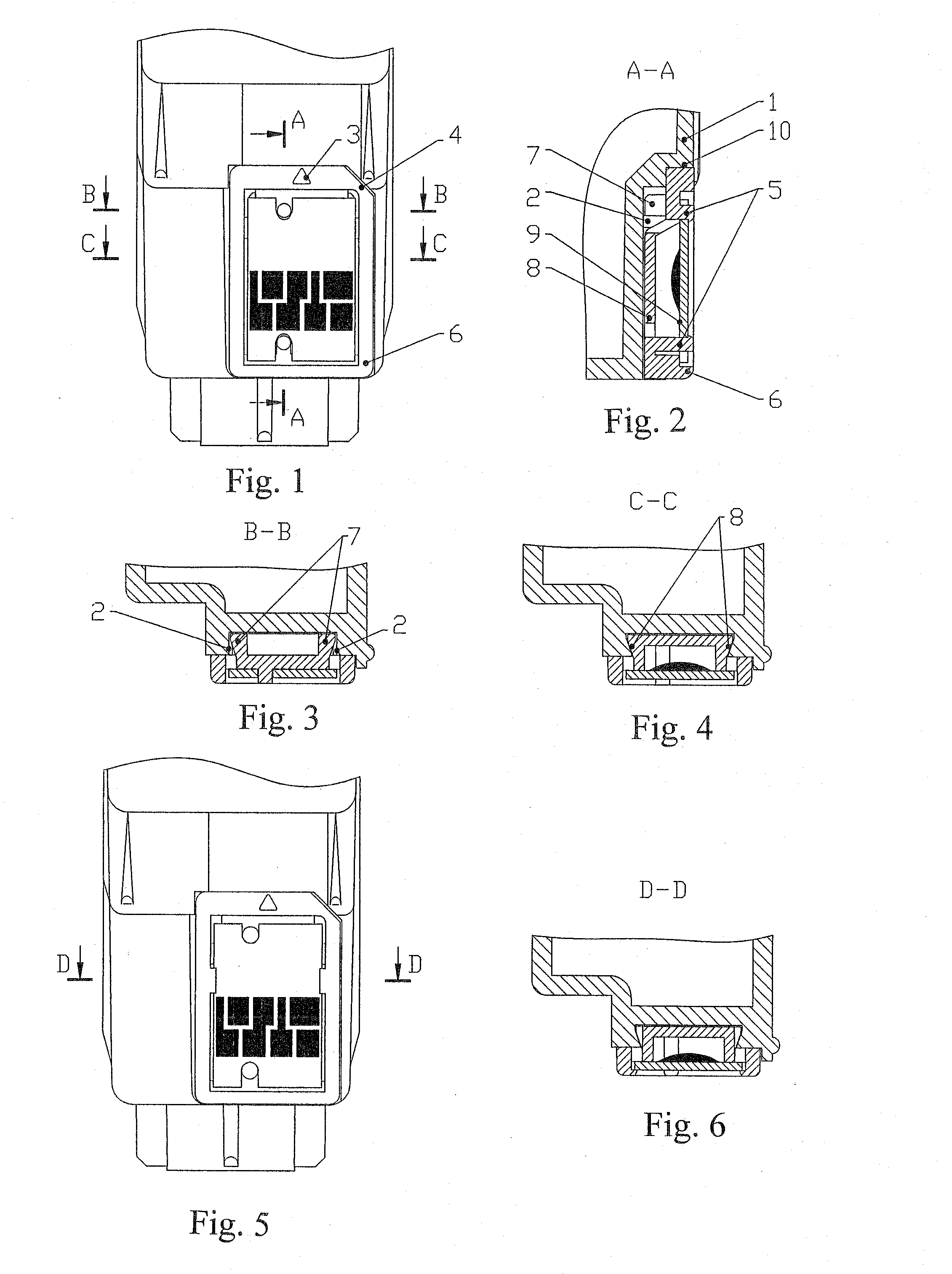 Chip retaining device of ink cartridge used in ink-jet printer