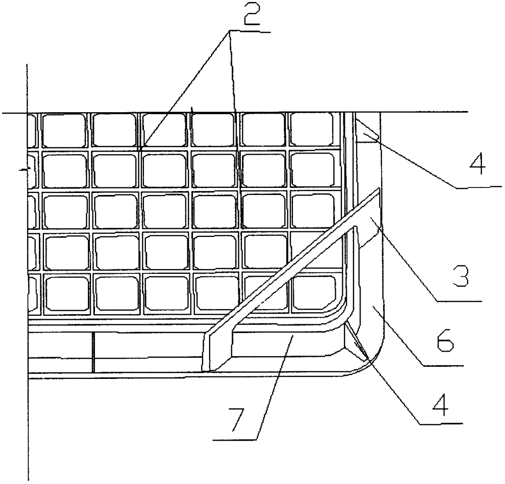 Plastic silkworm frame