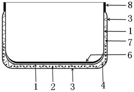 Soaking type non-stick pan