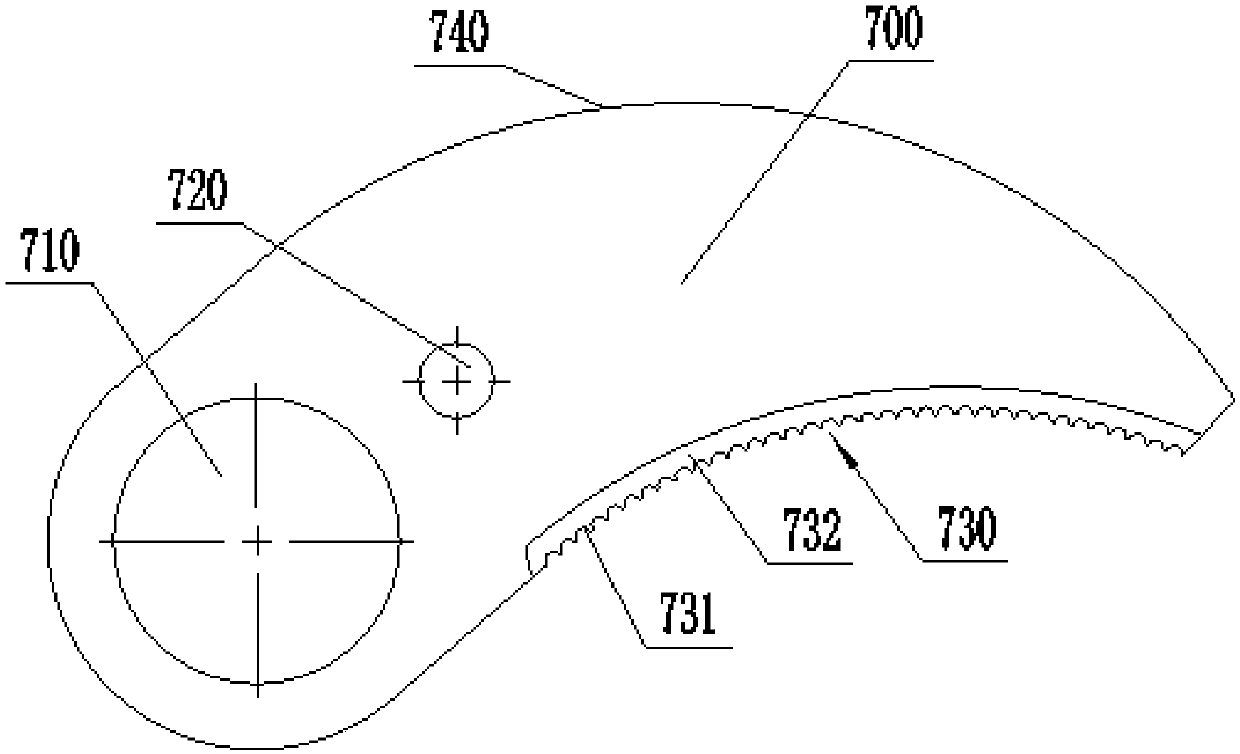 Arc edge grinding device