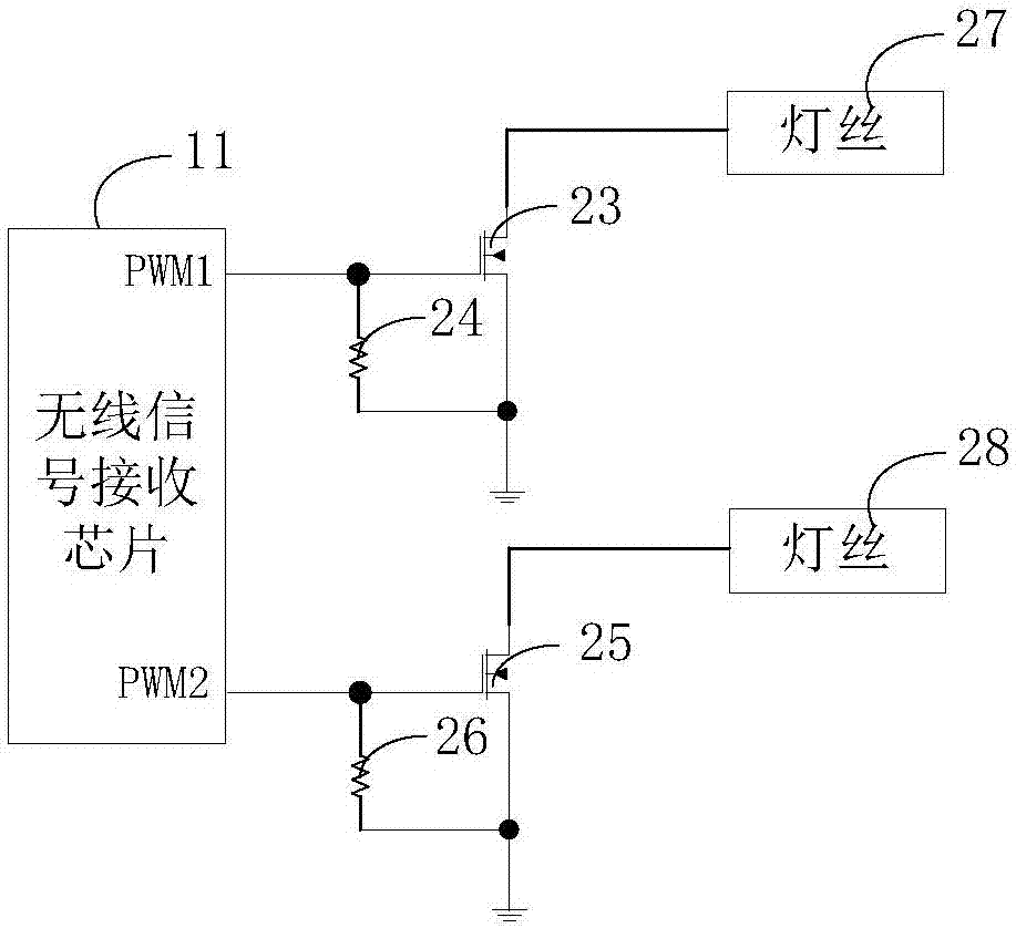 Control device of LED lamp, lamp holder, and illumination system