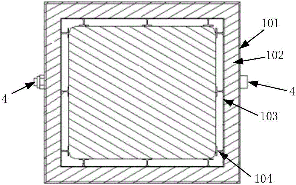 Wing spar/energy storage battery integrated structure