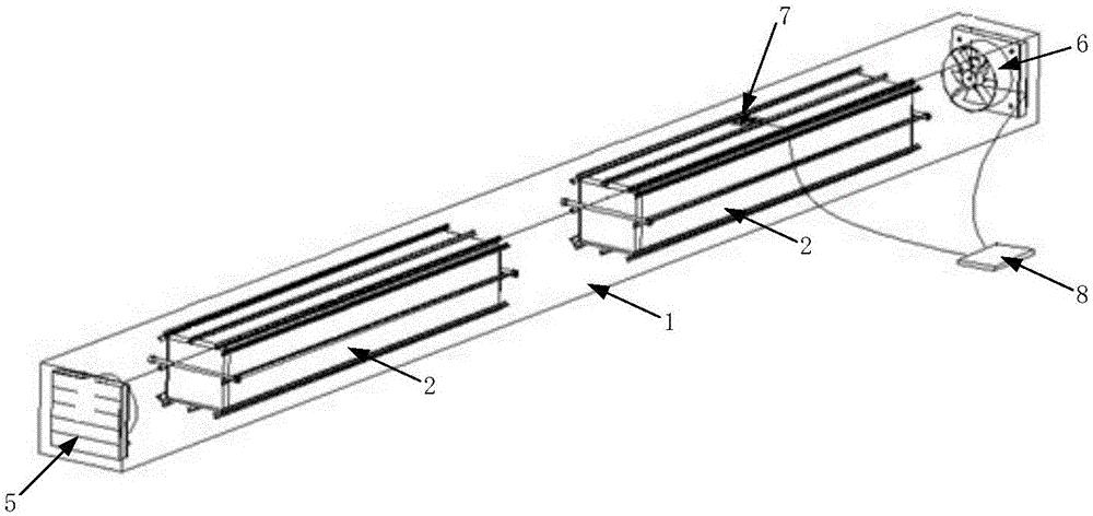 Wing spar/energy storage battery integrated structure