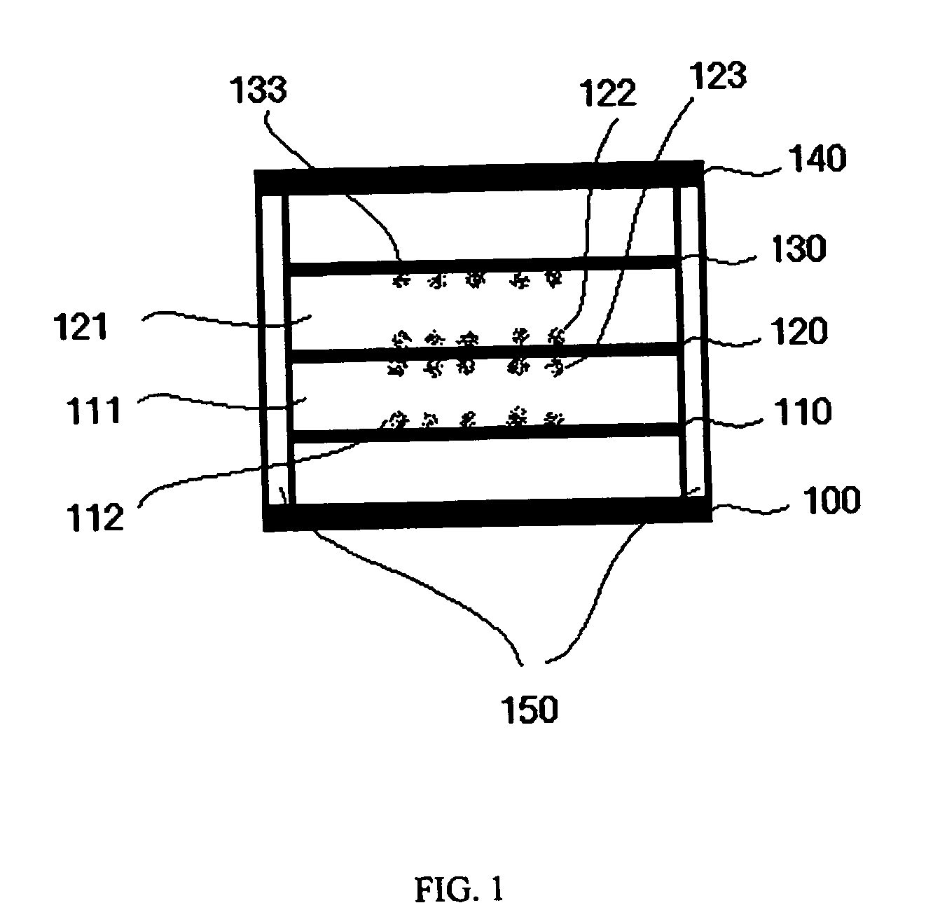 Structurally supported lcd media