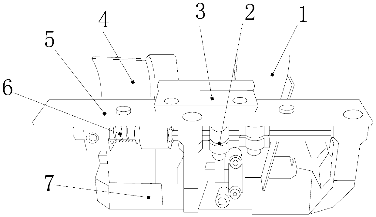 Curler hooked to staggered-type multi-layer front fly fold folding sliding shuttle for belt loop