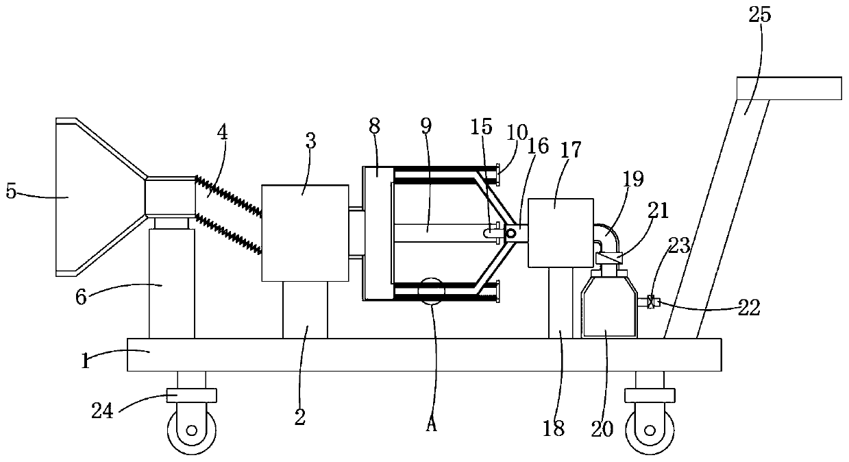 Self-rescue flame-retardant device in case of underground coal mine fire