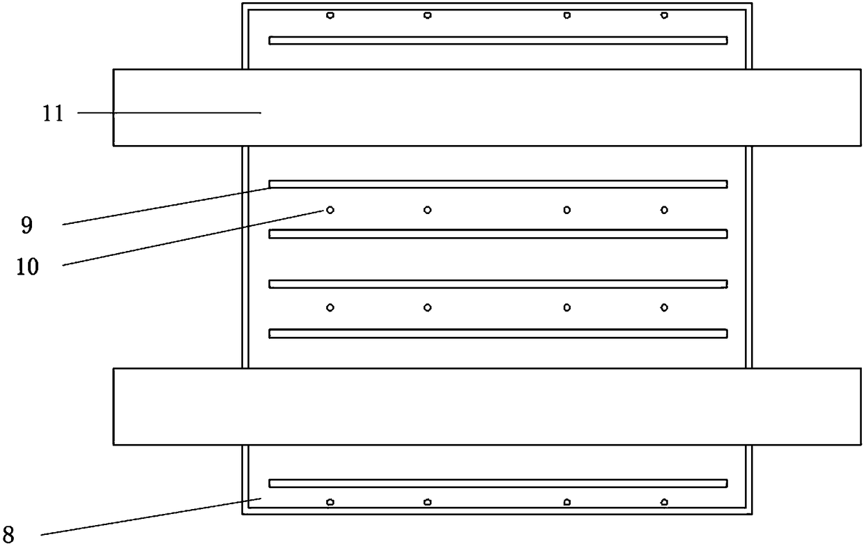 Electrical performance test device of solar cell