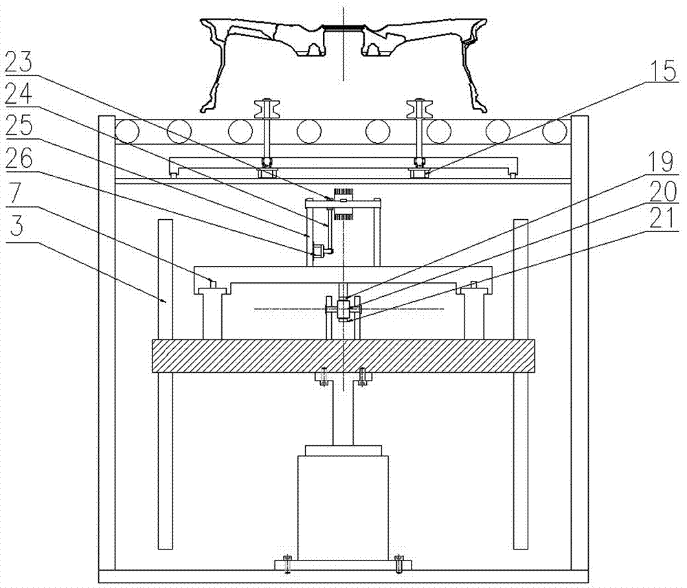 Wheel flange brush burr device