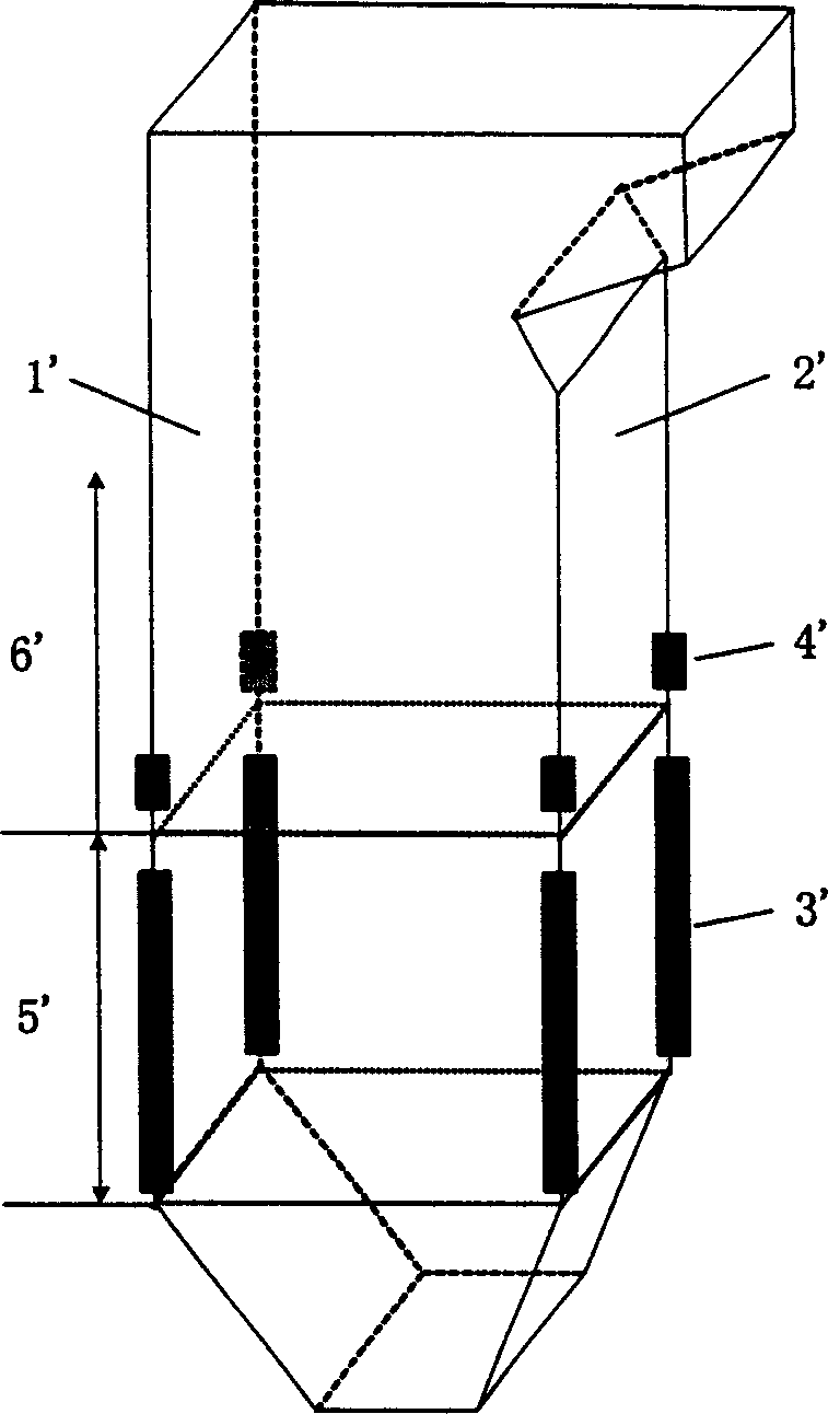 Device and method for w shape flame boiler completely burning