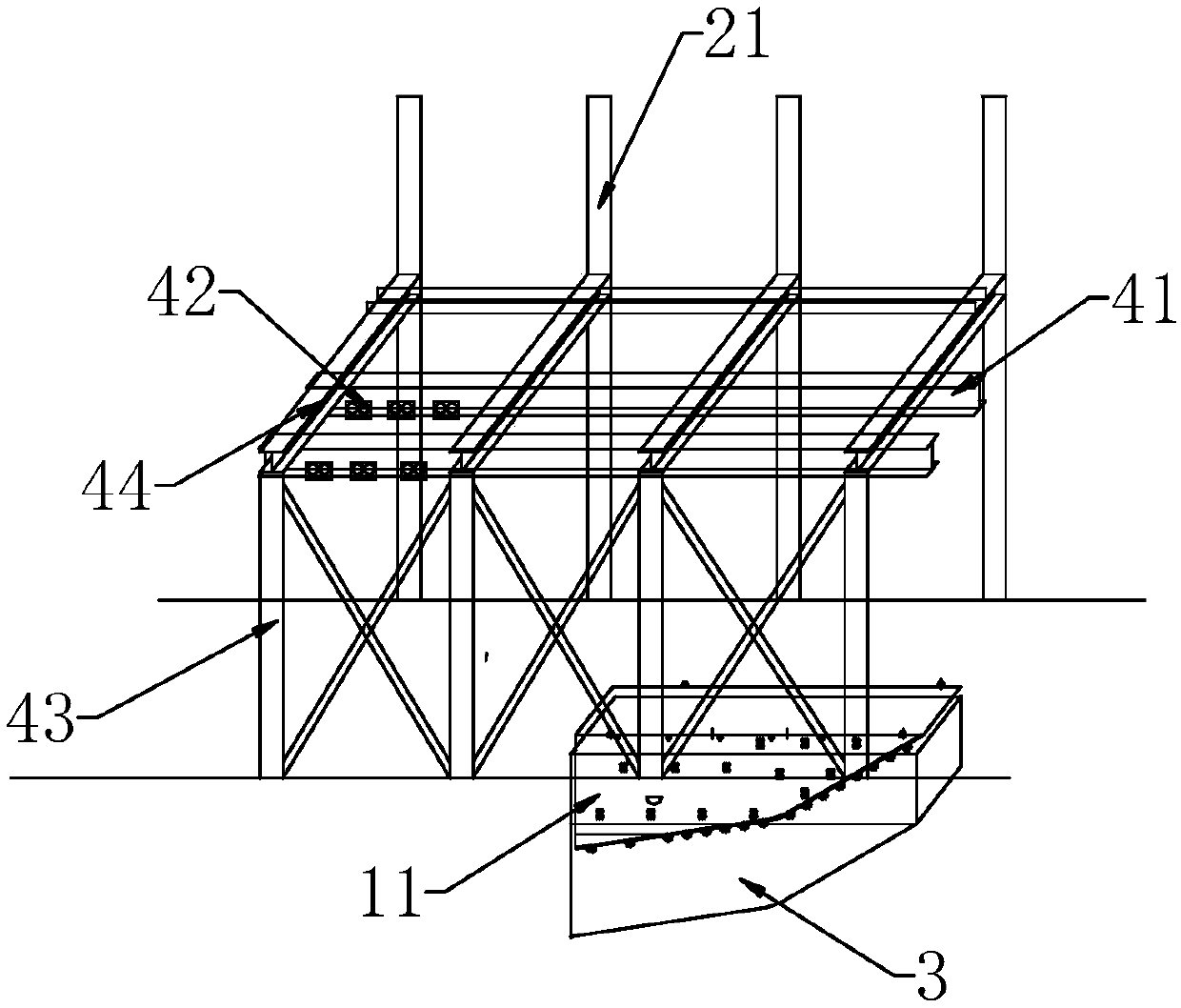 Method for replacing smoke hood of hot scarfing machine