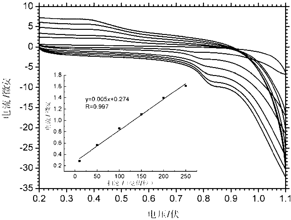 Magnetic electrode based on Fe3O4-AuNPs magnetic composite nanoparticle immobilized acetylcholinesterase and preparation and application thereof