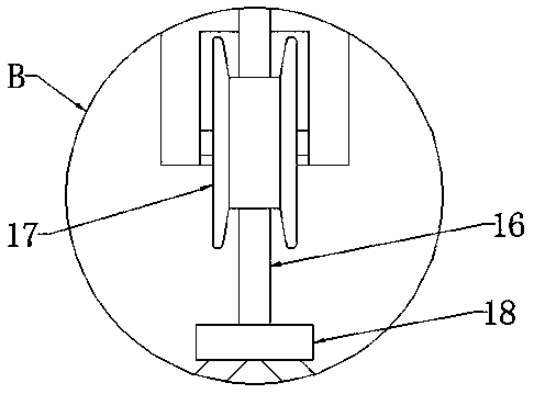 Leg rehabilitation training device used in neurosurgery department