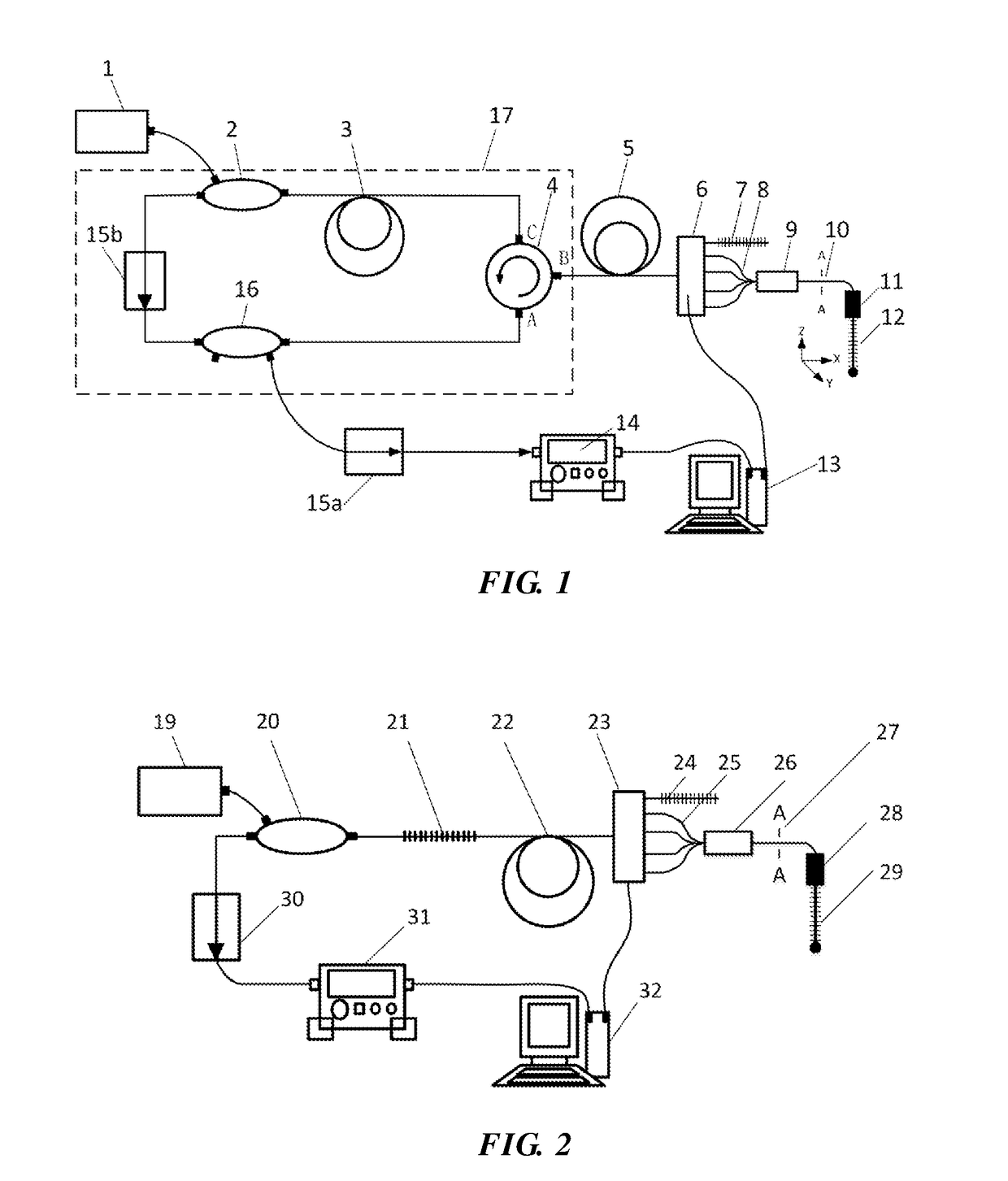 Method and equipment for dimensional measurement of a micro part based on fiber laser with multi-core FBG probe